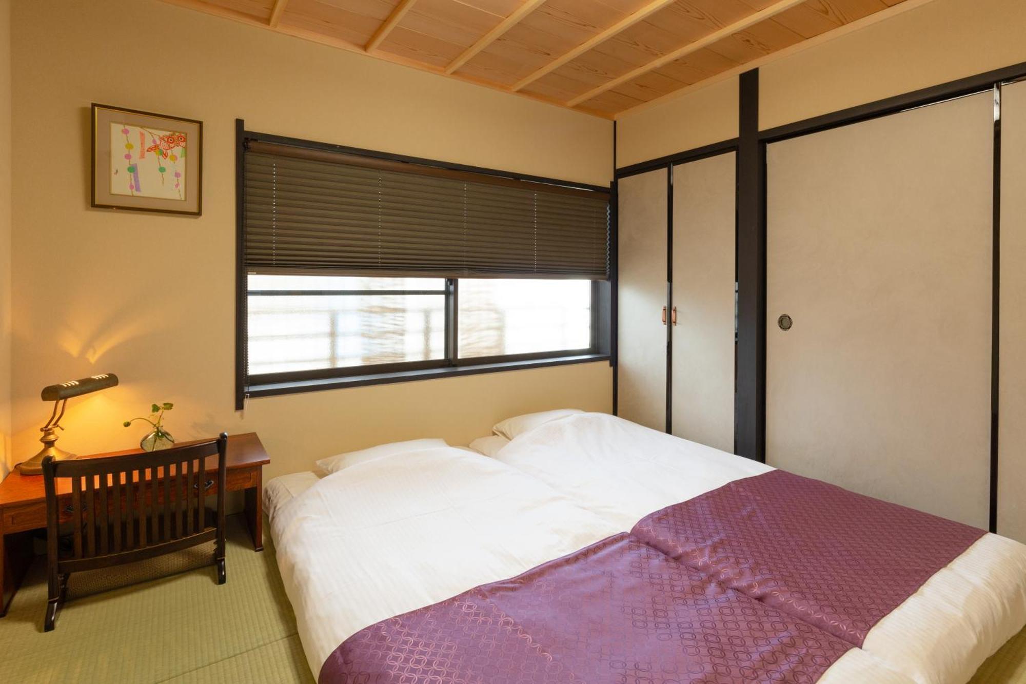 安吉居 百年町屋 近京都站 地暖 半露天浴缸 日式庭院 公交站2分 五条地铁站8分 双卫生间 双淋浴 Kyoto