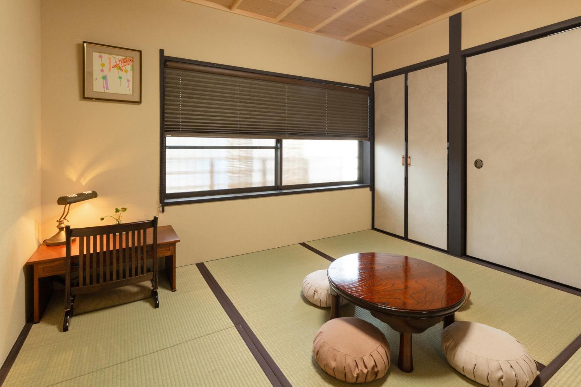 安吉居 百年町屋 近京都站 地暖 半露天浴缸 日式庭院 公交站2分 五条地铁站8分 双卫生间 双淋浴 Villa