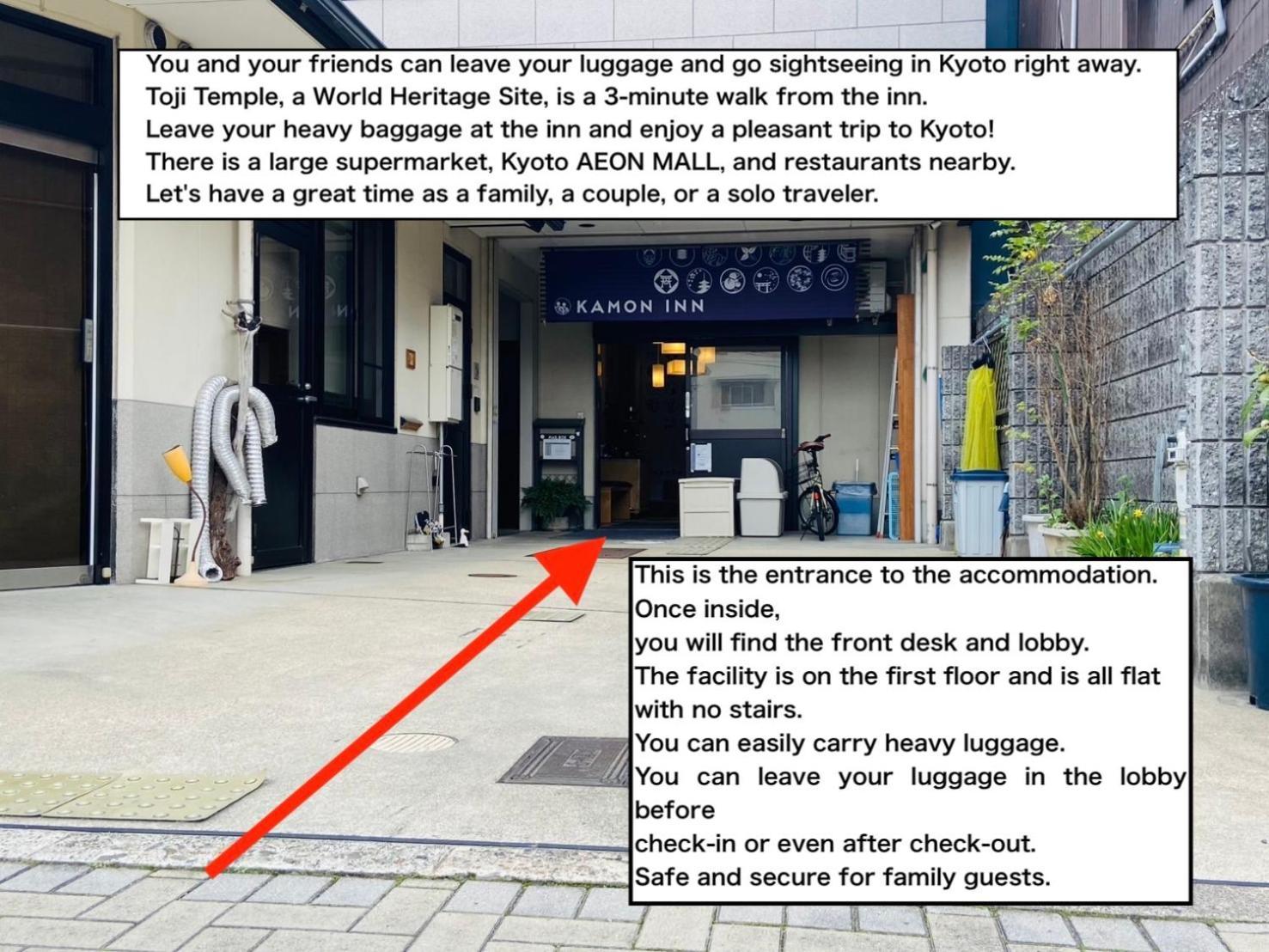 カモンイン 東寺東 Aparthotel Kyoto