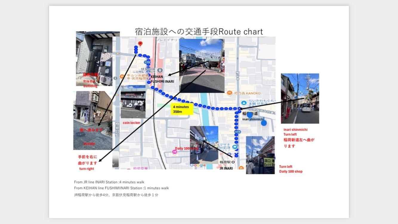 澄の宿 京都伏见稻荷別邸: Prime Location Near Fushimi Inari Stations