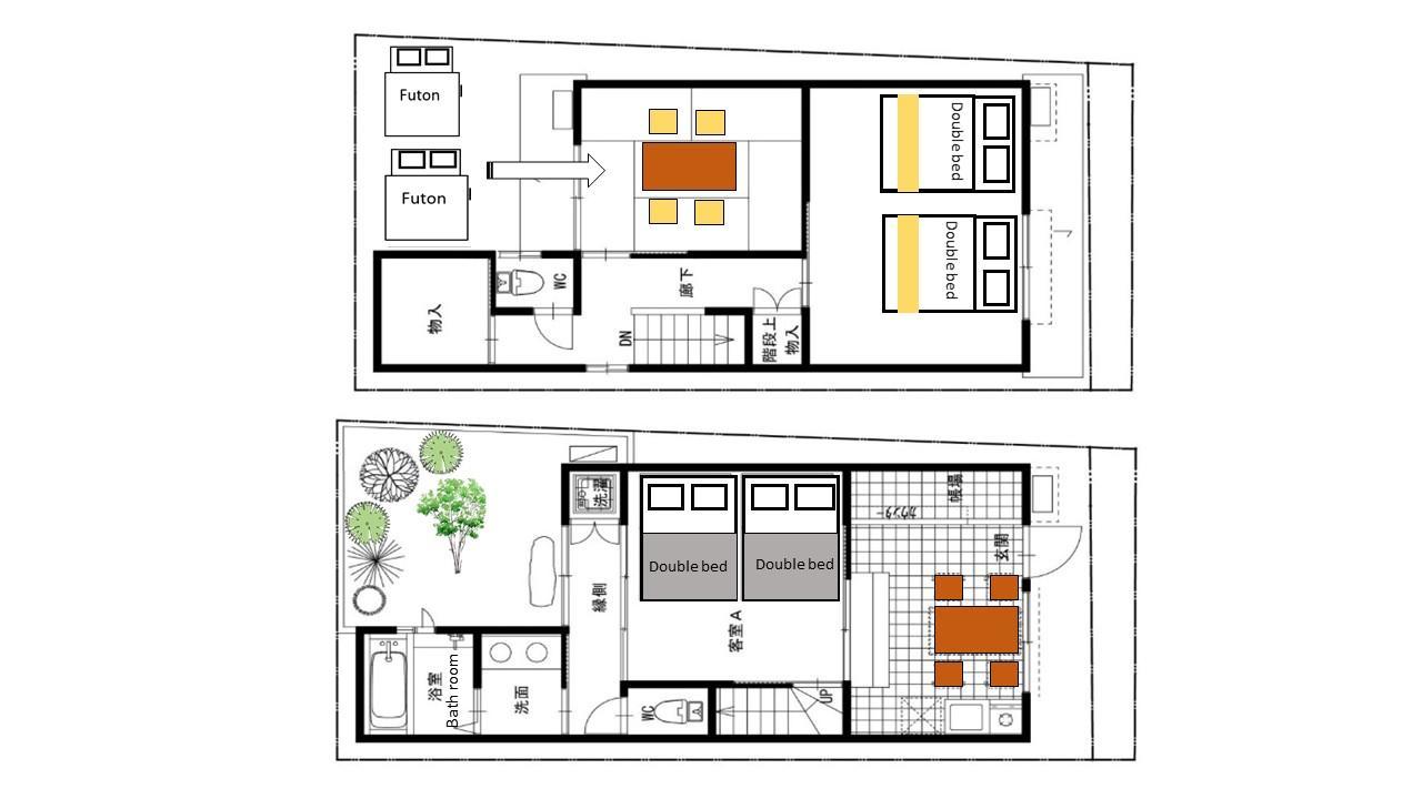 Bahay bakasyunan Kyo-machiya Hatago Kujo Kyoto