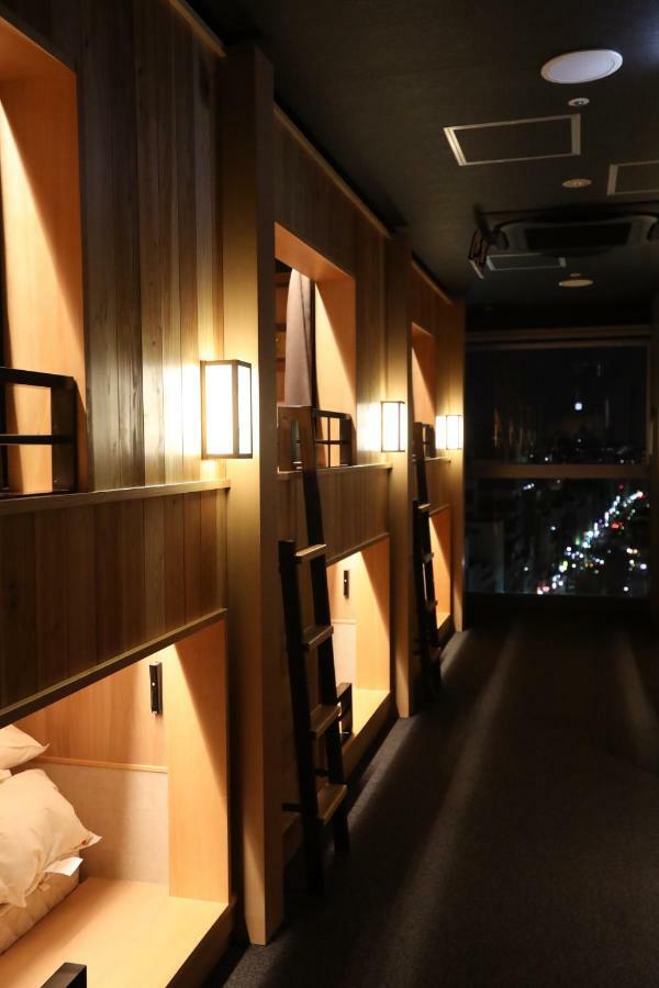 Cabin Sanjo Kawaramachi Capsule hotel Kyoto